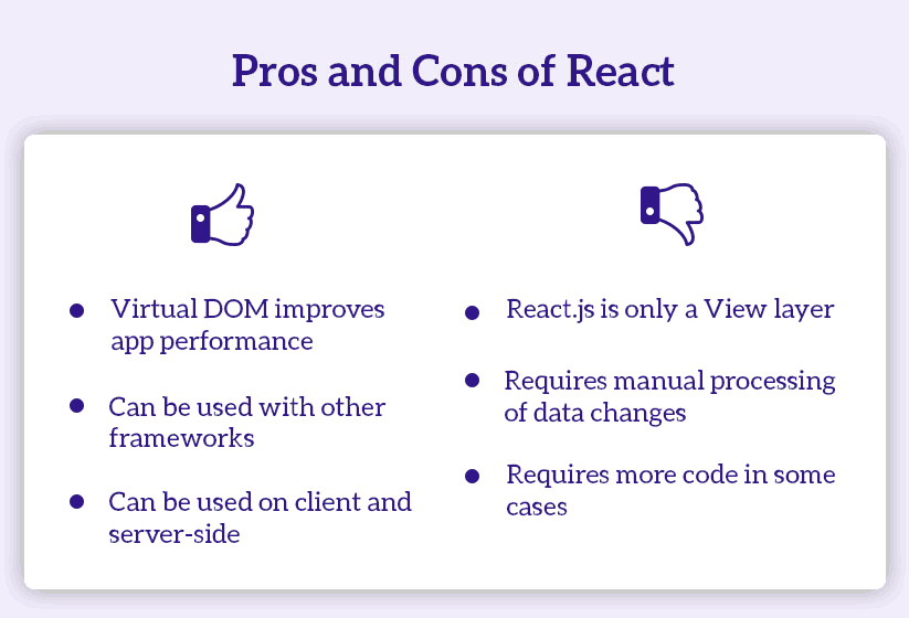 React_pros_con